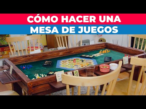 Cómo hacer una mesa para juegos
