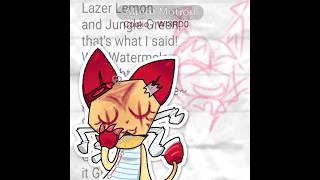 I don't even know what happened to the audio bru #dandysworld #lemondemon #crayola #scraps #goob