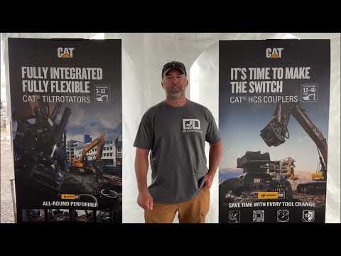Wagner Equipment Cat Next Gen Tech Trade Show/Demo: Smart Blades-Ease of Use-Tiltrotator-HCS Coupler
