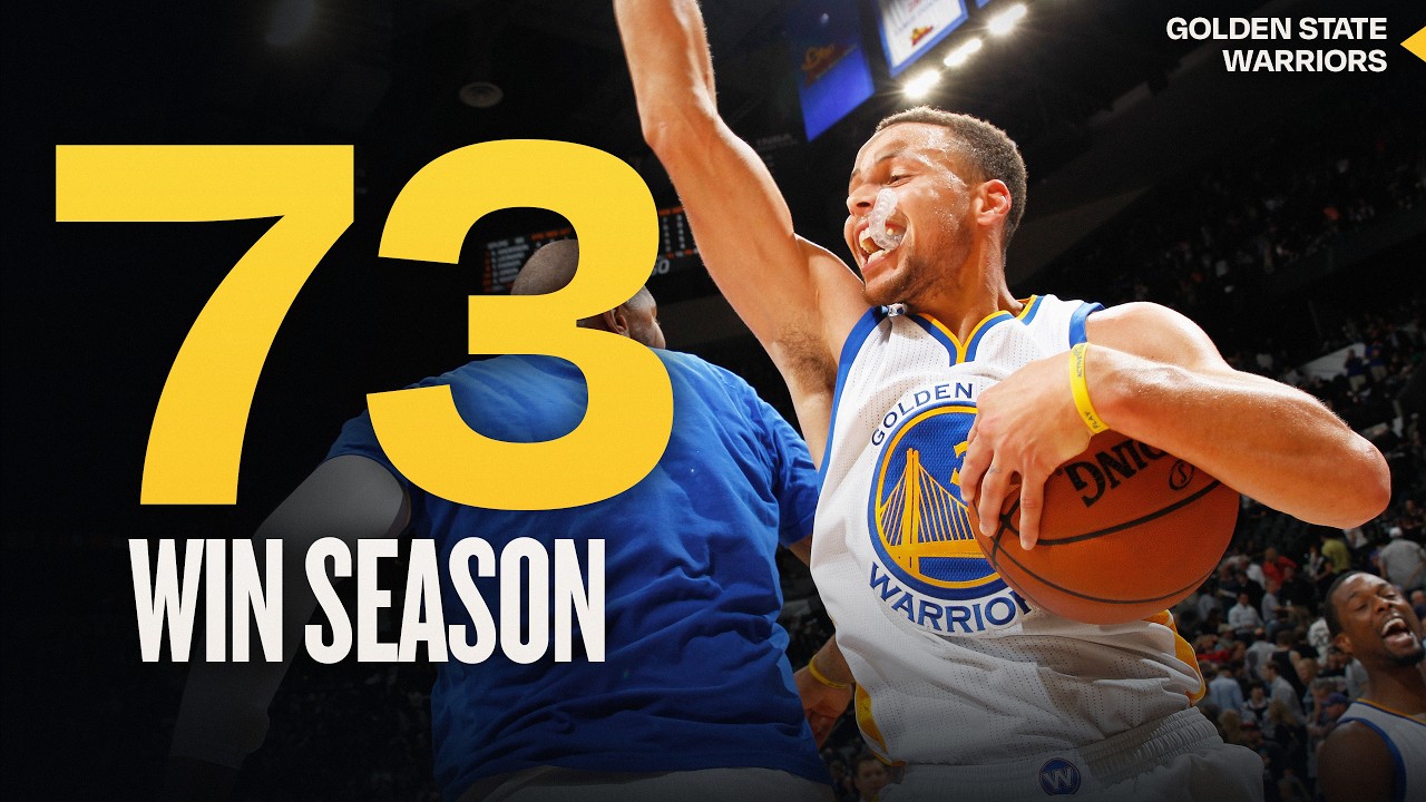 Top Plays from the Greatest Season in NBA History 🔥 | 10th Anniversary