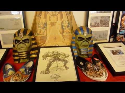 Biggest Iron Maiden collection - shown at rock convention in Malmo, Sweden