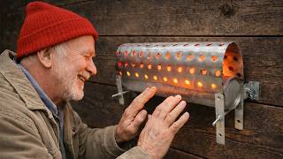 No Gas, No Wood 😱!! This Simple DIY Stove Heats for FREE All Winter