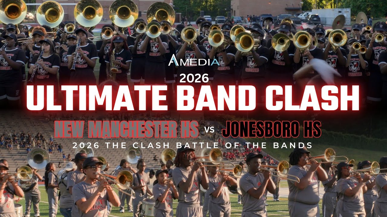 Jonesboro HS vs New Manchester HS  | 2026 The Clash Battle Of The Bands | 4K  🔥🎥🎬‼️