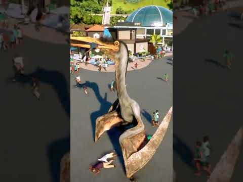 Quetzalcoatlus eats human ! #shorts #quetzalcoatlus #jurassicworld