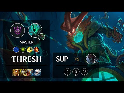 Thresh Support vs Maokai - EUW Master Patch 11.24b