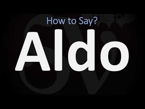 How to Pronounce Aldo? (CORRECTLY)