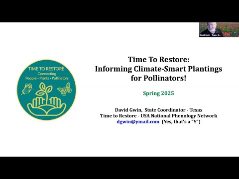 Blackland Prairie Chapter Deep Dive on the Time to Restore Project with David Gwin