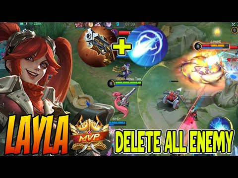 LAYLA BRUTAL DAMAGE ONE HIT DELETE BUILD FULL DAMAGE ONLY - Layla Best Build 2023 ~ MLBB