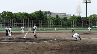 尼崎双星vs西宮東　西宮東の茶谷投手から双星の北川選手が先制本塁打【2019夏】