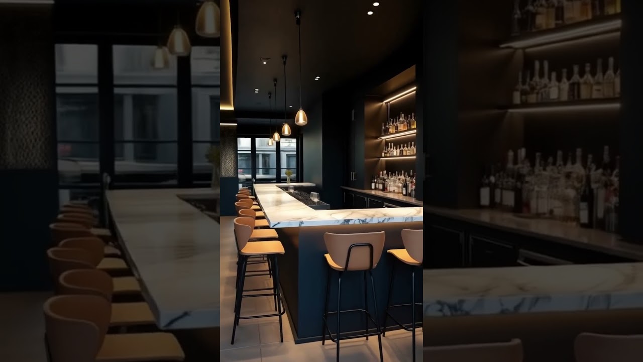 Bar Counter Design Ideas…#bar #design #trending #homedecor #shorts