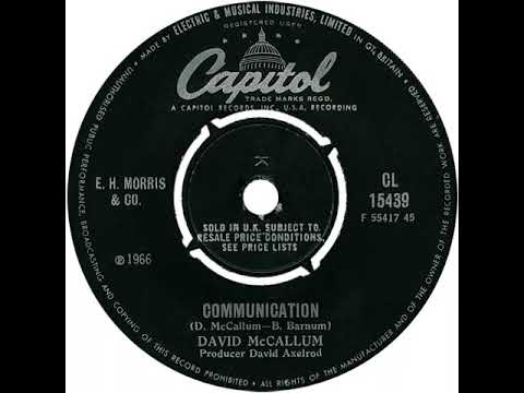 UK New Entry 1966 (111) David McCallum - Communication