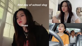 FIRST DAY OF SCHOOL | college online class