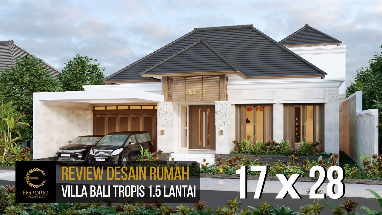 Video 3D Desain Rumah Villa Bali 1.5 Lantai Bapak Baihaqi - Aceh