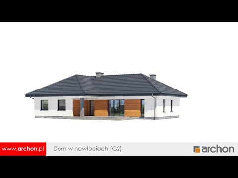 Dom w nawłociach (G2) – Parterówka z atrakcyjnym tarasem I ARCHON+ Projekty Domów