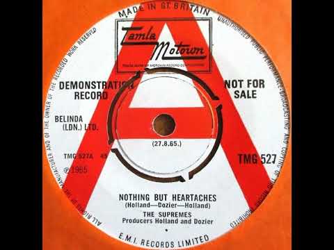 The Supremes - Nothing But Heartaches - UK Tamla Motown Records Demo released 27.08.65