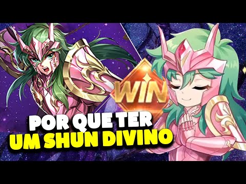 POR QUE TER UM SHUN DIVINO? SUPEROU TODOS OS DEUSES - Saint Seiya Awakening