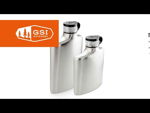 GSI Outdoors | Glacier Stainless Hip Flask - Durable Drinkware