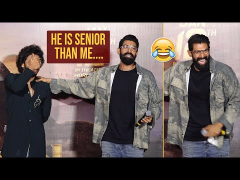 Rana Daggubati Fun With Teja Sajja 😂 | Hanuman Team Press Conference @ Mumbai