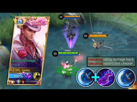 TOP 1 GLOBAL CLINT ONE SHOT BUILD!🔥 (DAMAGE HACK) CLINT BEST BUILD 2023 | MUST TRY THIS! | MLBB