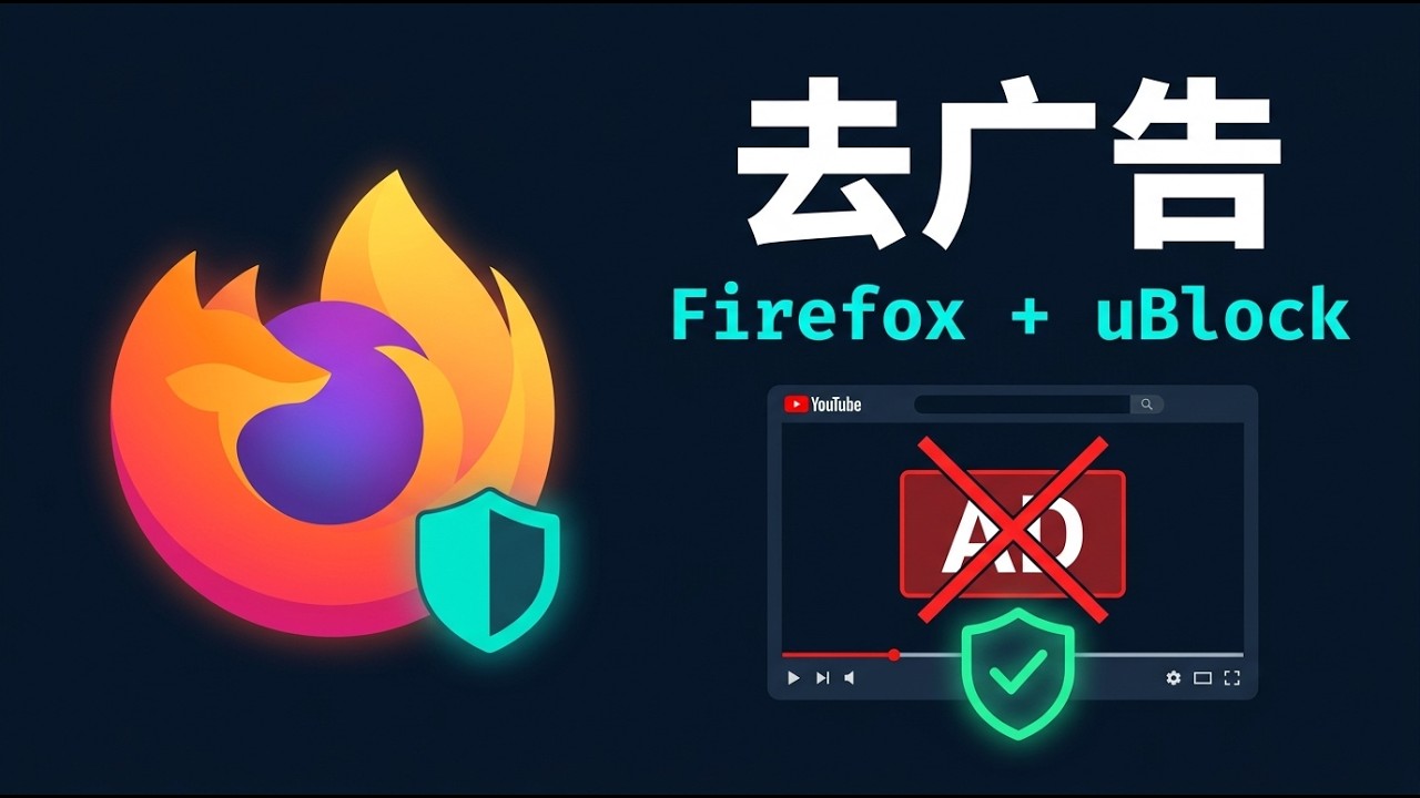 2025 年 YouTube 彻底去广告：Firefox + uBlock Origin + SponsorBlock 完整教程