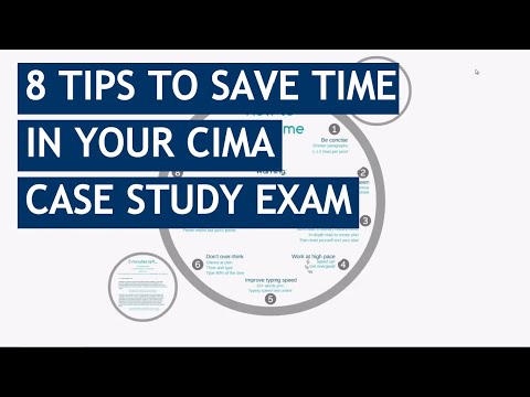 8 CIMA Case Study Exam Time-Saving Tips