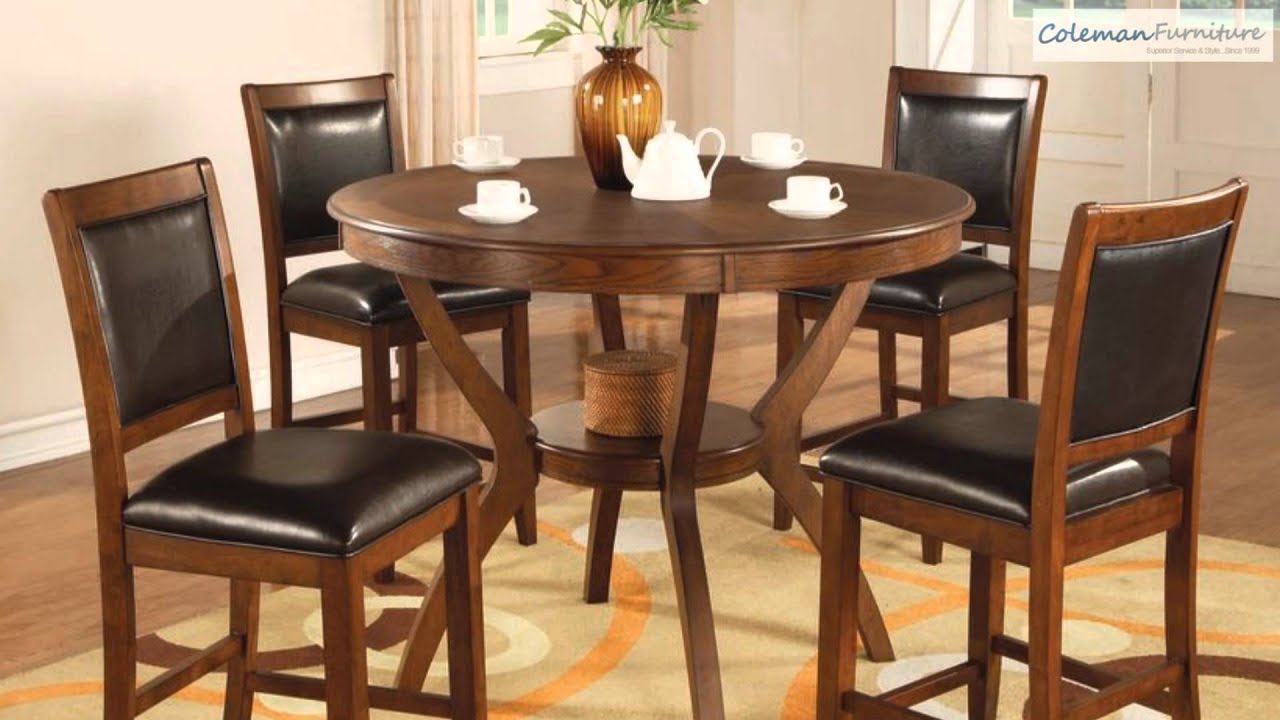 Nelms Deep Brown Dining Room Set from Coaster (102171) Coleman Furniture