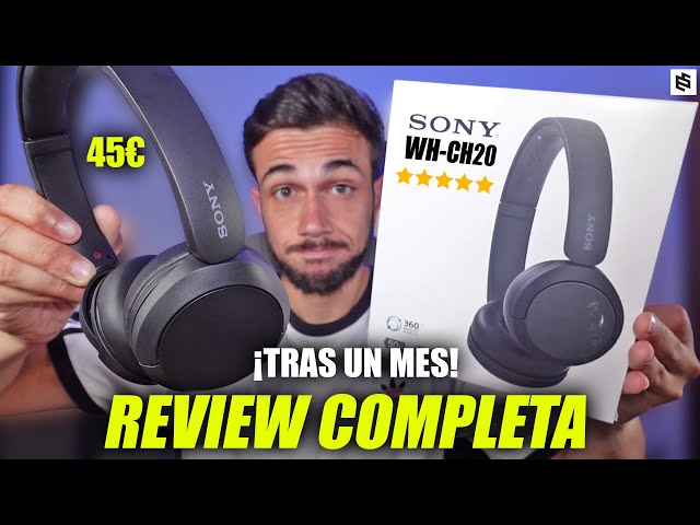 Vídeo relacionado con Sony WH-CH520 Auriculares Bluetooth con 50 h de batería, Sonido DSEE y micrófono Integrado, Amarillo