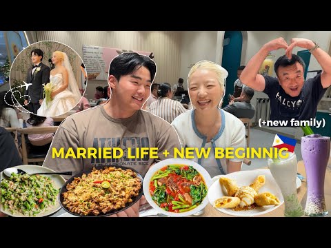 The Newlyweds Migrated to the Philippines !  *Introducing Filipino Food to New Family*
