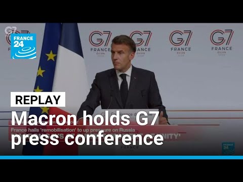 Replay: Macron holds press conference as G7 summit comes to an end