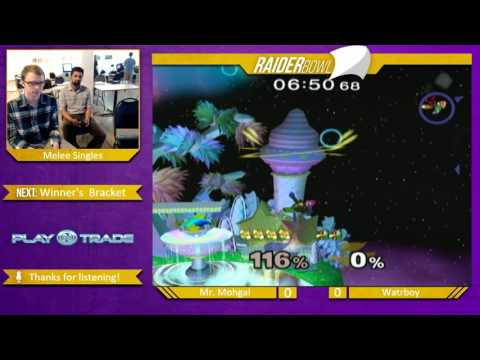 Raider Bowl VI Melee Singles - Mr. Mohgal (Fox) vs Watrboy (Falco) - Winner's Bracket