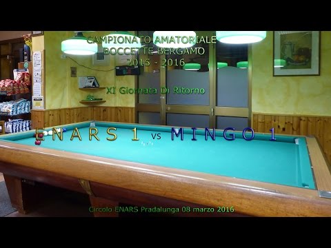 Campionato Amatoriale Boccette Bergamo 2015/ 2016 - XI di Ritorno (2^ parte)
