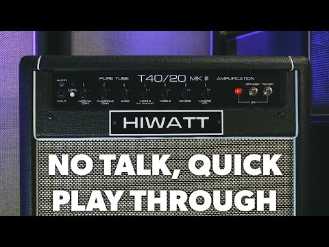 Hiwatt T40/20 112 - No Talk Mini Demo