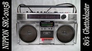 NIPPON SRC-2015B 80's Ghettoblaster Restoration
