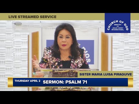 Sermon: Psalm 71 - April 2, 2020 - Sister Maria Luisa Piraquive – CGMJCI