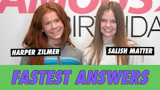 Salish Matter & Harper Zilmer - Fastest Answers