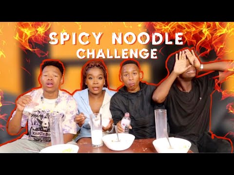 ULTIMATE  SPICY NOODLE CHALLENGE | WINNER GETS CASH!!| ft Ghost Hlubi, Zillewizzy & Lebo Rampedi