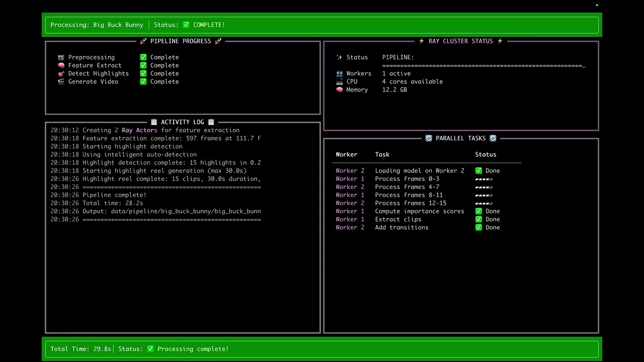 Video Highlight Generator Demo
