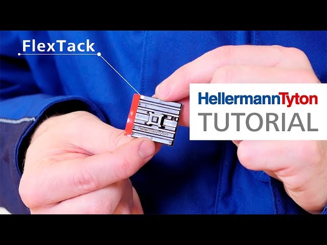 hellermanntyton Ledarförbandankare flextack fmb4apt-a 28x28 svart 10st