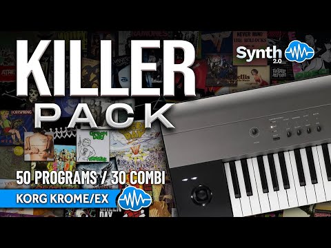KORG KROME / EX ♫ 80 Custom Sounds ► KILLER PACK by DAN STESCO