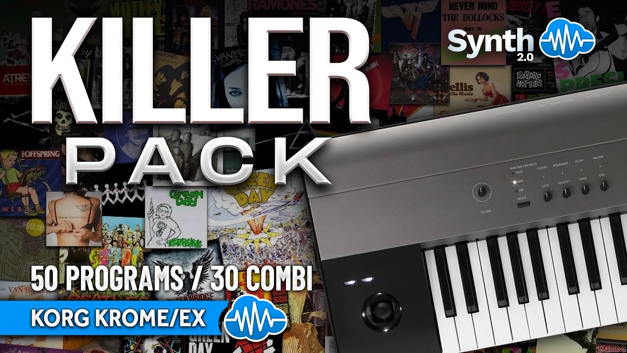 STL001 - Killer Pack - Korg Krome / EX ( 80 presets ) - Video Preview 1