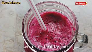 Beetroot , cucumber with ginger detox  juice
