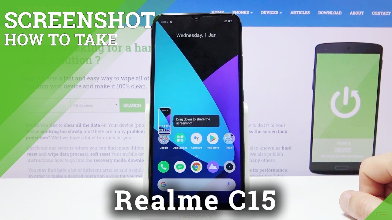 How to Take Screenshot in Realme C15 – Capture Screen
