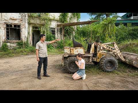 The challenge of restoring a long-abandoned wheel loader.