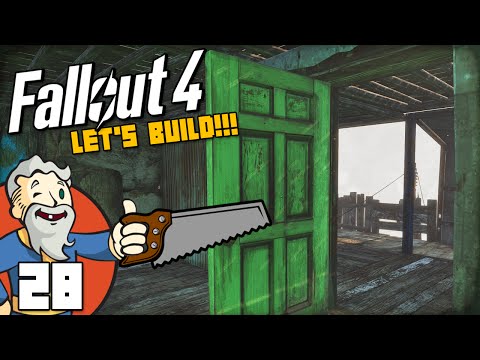 "INTERIOR DOORS & ELECTRICITY!!!" Fallout 4 LET'S BUILD Part 28 - 1080p HD PC Gameplay Walkthrough