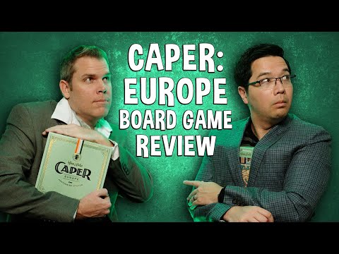Our Review of Caper Europe - The Two Player Heist Duel