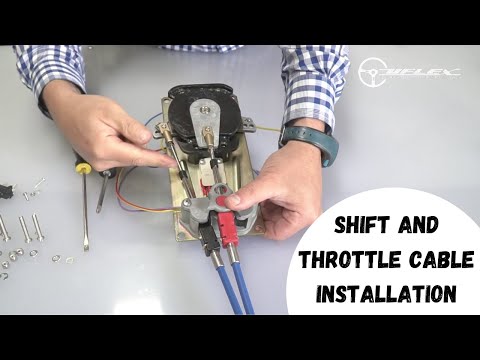 Shift and Throttle Cable installation on Uflex Control