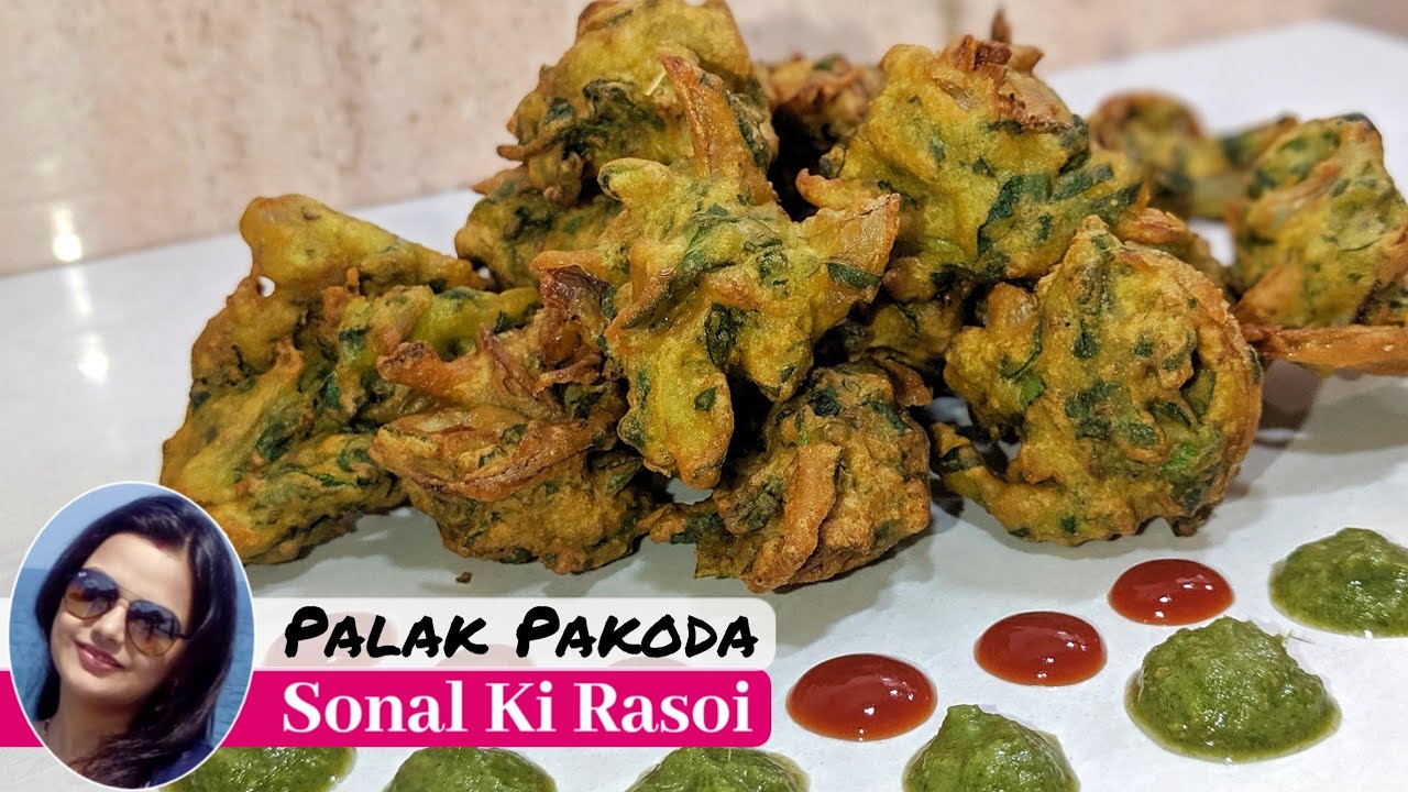 Palak Pakoda Kaise banaye, Pakoda recipe video, How to make Pakora, Monsoon Special, Sonal Ki Rasoi