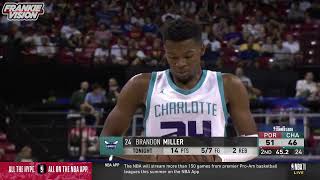 Brandon Miller 26 PTS & 6 REBS vs Blazers | NBA SL | 7.11.23