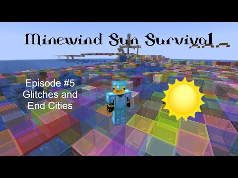 Insane Glitches & Epic End City Raid | SkystormerX Sun Survival Ep #5