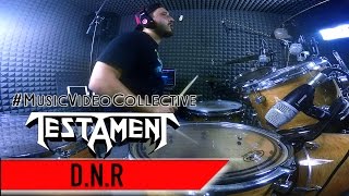 TESTAMENT - D N R (Do not Resuscitate) - Drum cover Alessandro Cafagna